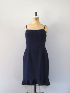 French Connection Navy Blue Wedding Guess Fitted Mini Dress